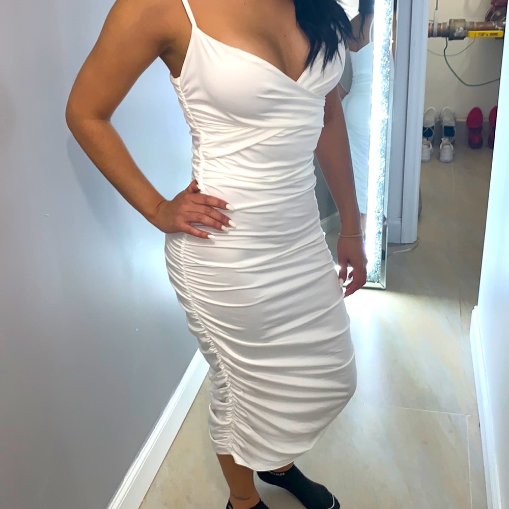 white dress